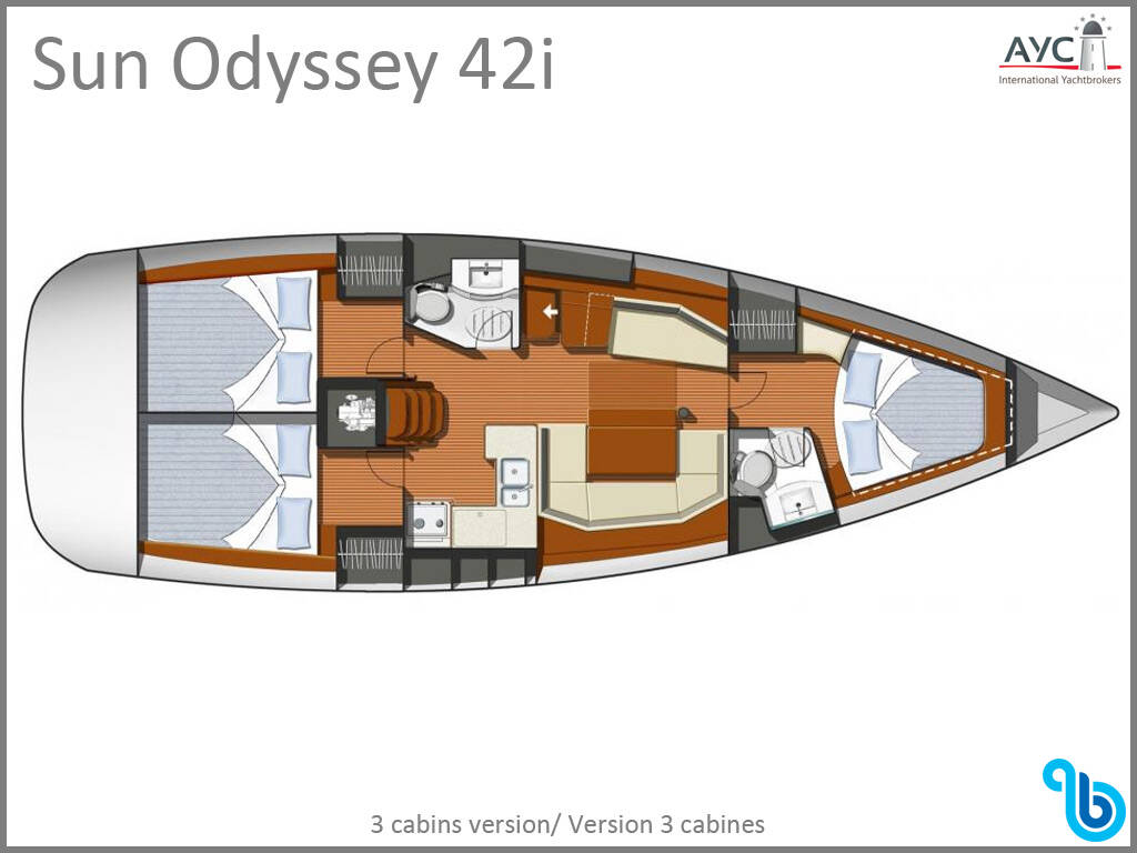 Sun Odyssey 42 i, Bakea V